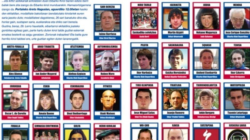 XVIII. Eibarko Kirol Sariak hilaren 31n, 12.00etan