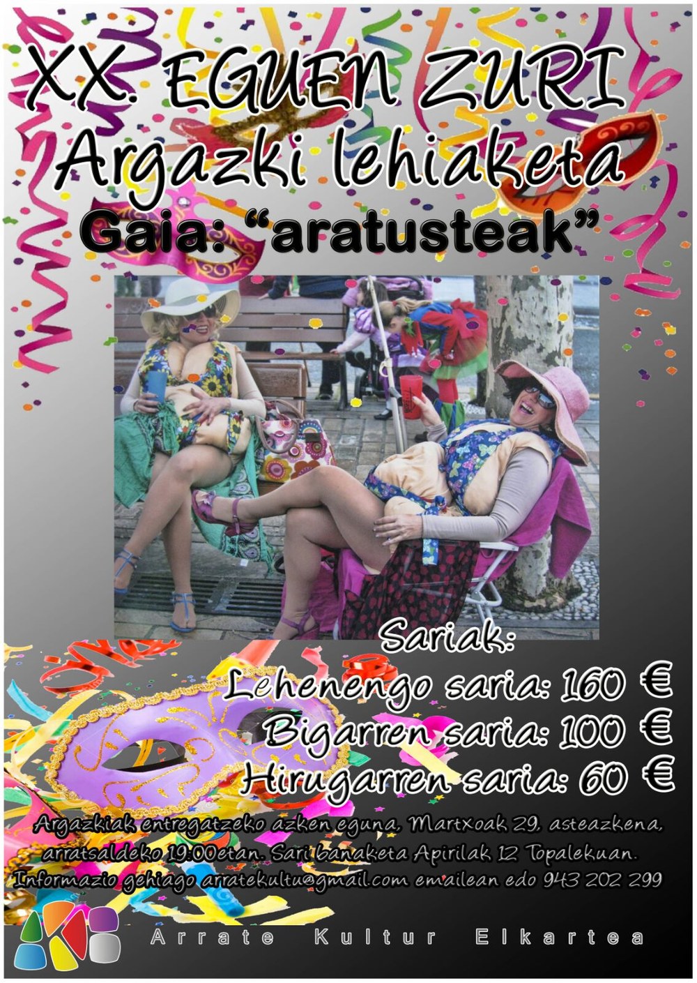 XX. eguen zuri argazki lehiaketa antolatu du Arrate Kultur Elkarteak