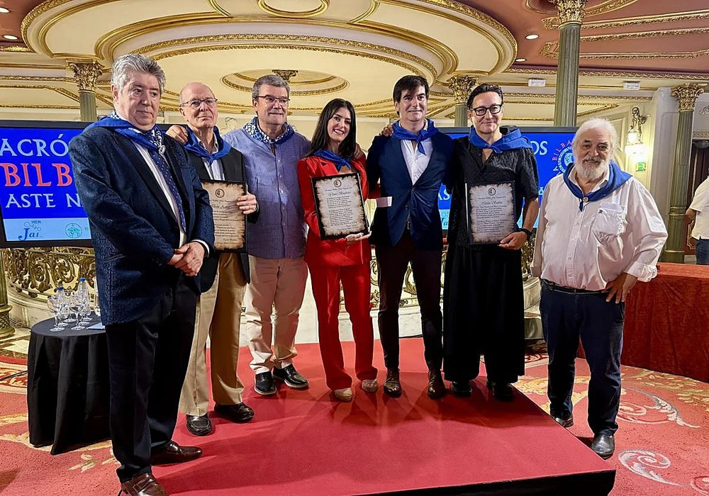 Ylenia Baglietto aktore eibartarra omendu dute Bilboko Aste Nagusian