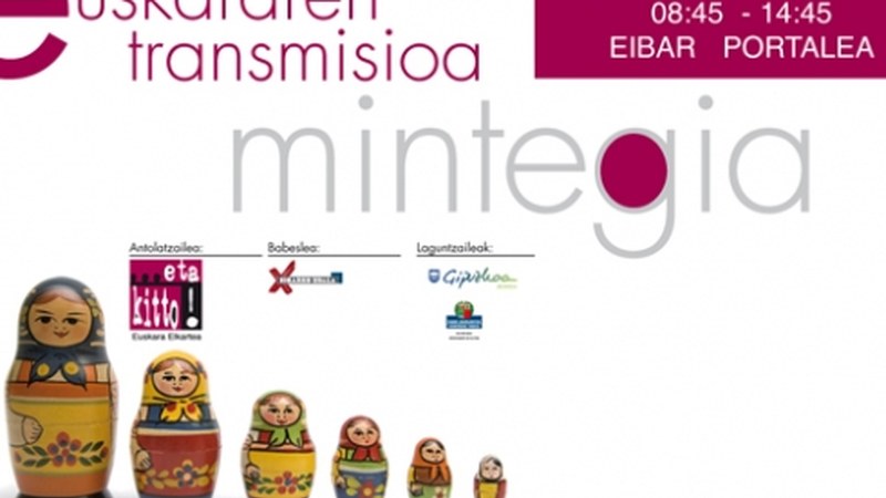 Zabalik dago Euskeraren Transmisioari buruzko Mintegian izena emateko epea