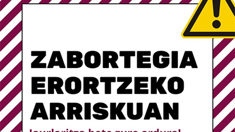 Zabortegia berriz erortzeko arriskua dagoela salatu du Zaldibar Argituk