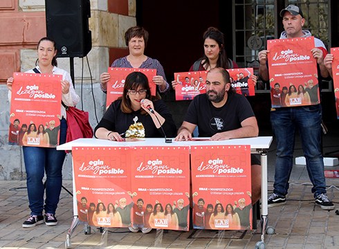 Zaintza lanak, enplegua eta aberastasuna banatzeko aldarria egingo du LAB-ek Maiatzaren Lehenean