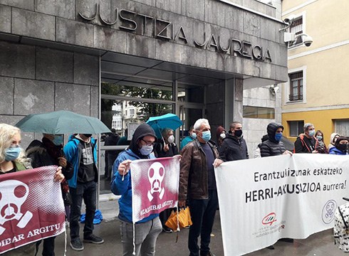 Zaldibar Argitu eta Euskal Herriko Eskubide Sozialen Karta herri akusazio bezala aurkeztuko dira