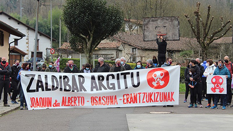 Zaldibarko epaiketa gastuetan laguntzeko diru-bilketa kanpaina bi egun barru itxiko da