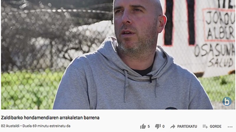 "Zaldibarko hondamendiaren arrakaletan barrena" estreinatu du Berriak [DOKUMENTALA OSORIK albistean]