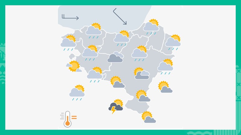 Zaparrada txikiak egingo ditu, noizbehinka ertainak