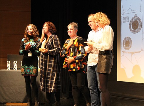 Zapatuan banatu zituzten Asier Errasti Film Laburren jaialdiko Javier Agirresarobe Sariak