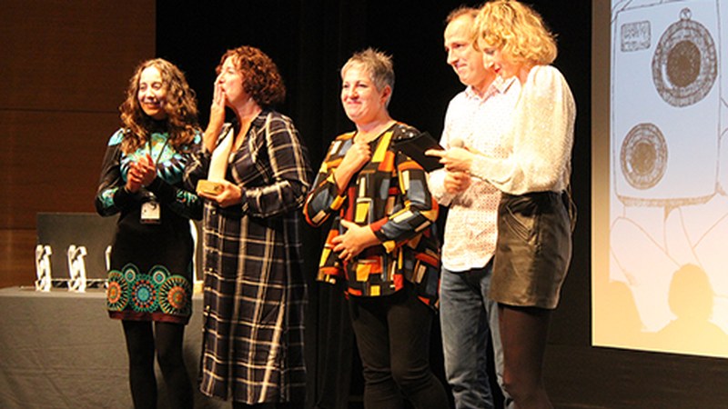 Zapatuan banatu zituzten Asier Errasti Film Laburren jaialdiko Javier Agirresarobe Sariak