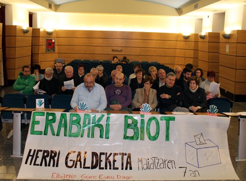 Zapatuan ekingo zaio Erabaki Biot egitasmoari