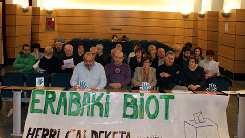 Zapatuan ekingo zaio Erabaki Biot egitasmoari