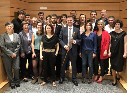 Zapatuan eratu zen 2019-2023 agintaldirako Udalbatza berria