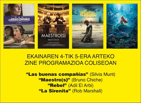 Zapatuan ez da pelikularik izango Coliseo anztokian