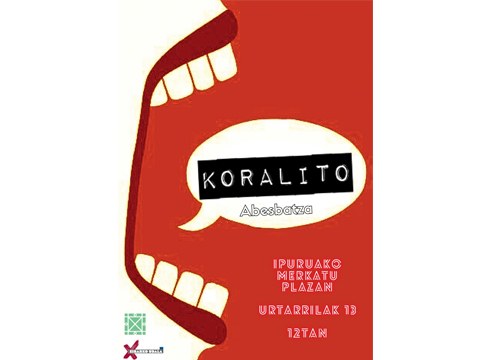 Zapatuan "Koralito" abesbatzaren lehen aktuazioa hartuko du Ipuruako Merkatu Plazak