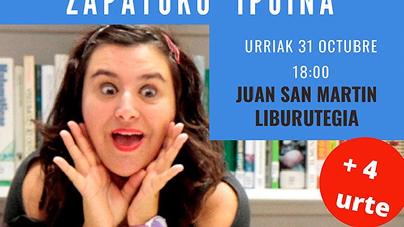 Zapatuan liburutegian egingo den "Liburuz liburu" ipuin kontakizun saiora joateko aurretik izena eman behar da