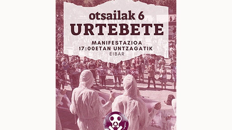 Zapatuan manifestazioa egingo da, Zaldibarko hondamenditik urtebete pasatu dela gogoan