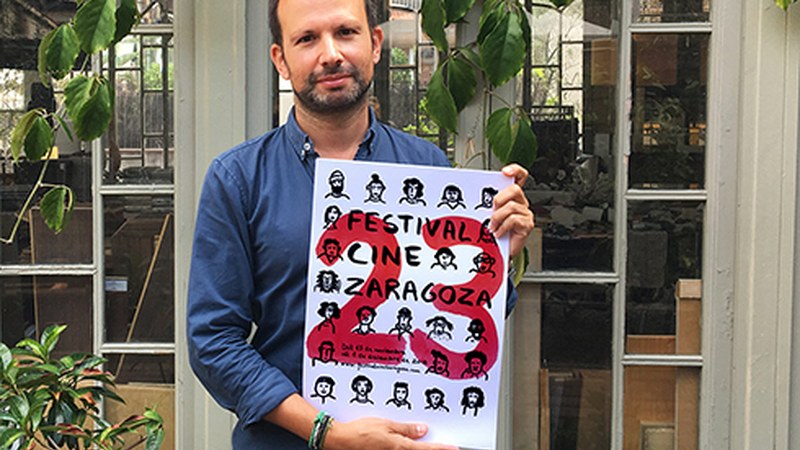 Zaragozako Zine Jaialdiak Gorka Aizpuruak diseinatutako kartela izango du