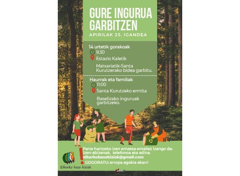 Zatoz Matxariako erreka garbitzera!