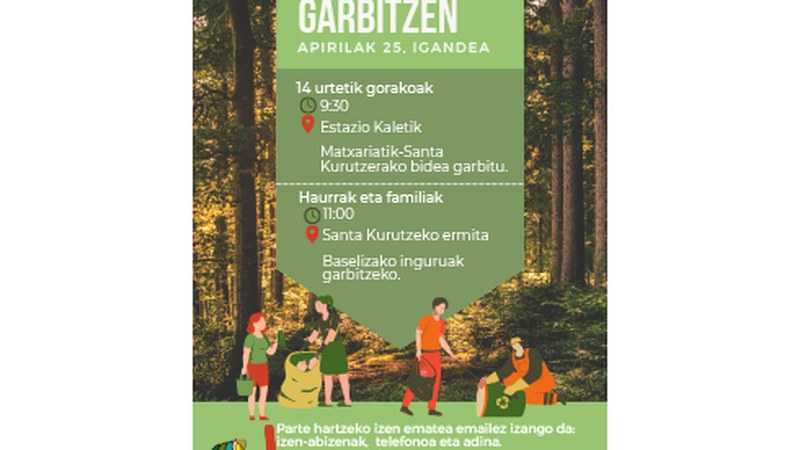 Zatoz Matxariako erreka garbitzera!