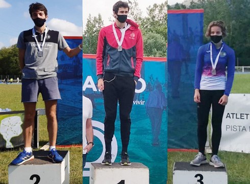 Zazpi domina eskuratu zituzten Deporreko atletek Euskadiko eta Gipuzkoako txapelketa absolutoetan