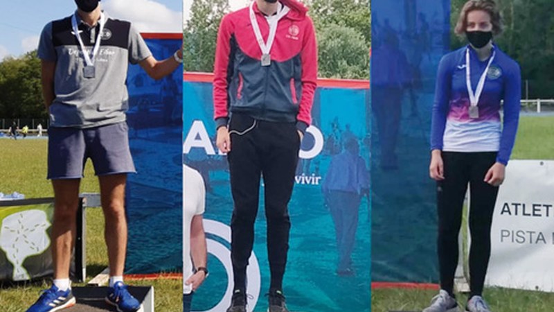 Zazpi domina eskuratu zituzten Deporreko atletek Euskadiko eta Gipuzkoako txapelketa absolutoetan