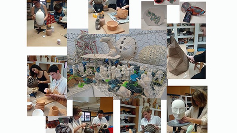 Zeramika Eskolako ikasleek klasean landutakoa erakusteko bideoa prestatu dute