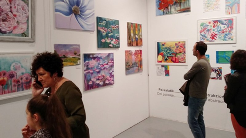 Zeramika eta Dibujo eskolakoen erakusketa inauguratuko zuten atzo Portalean (Bideoa)