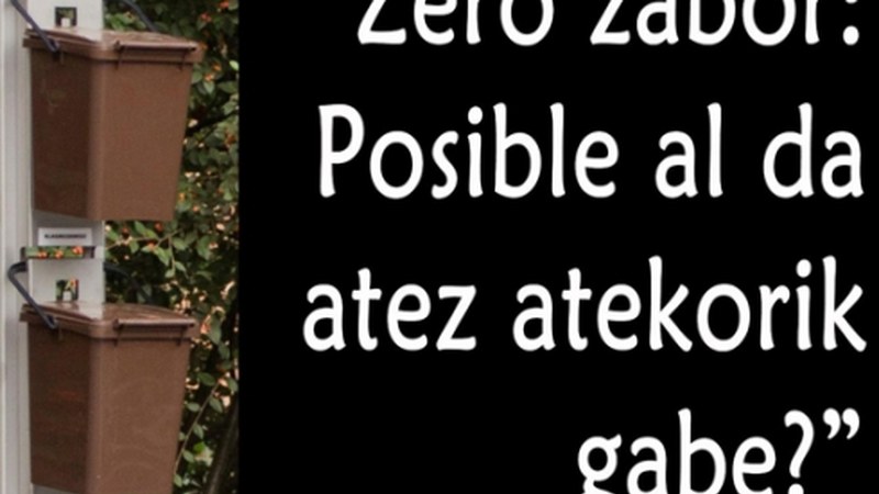 Zero Zabor taldekoen hitzaldia Kultun