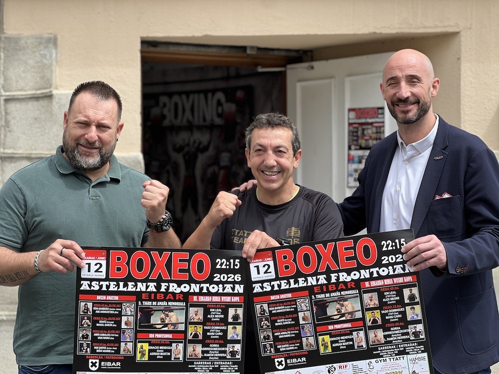 Zortzi borroka jasoko ditu Astelenak ostiraleko Boxeo Jaialdian