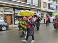 Zortzi urteko borroka ospatzeko manifestazioa egin dute pentsiodunek