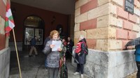Zortzi urteko borroka ospatzeko manifestazioa egin dute pentsiodunek