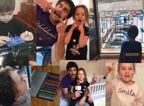 Zuen bideoen zain gaude! Erakutsi etxean egiten ari zaretena