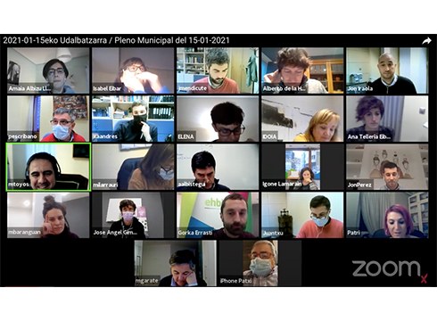 Zuzenean jarraitu ahal izango da gaur arratsaldean egingo den urtarrileko ohiko Osoko Bilkura