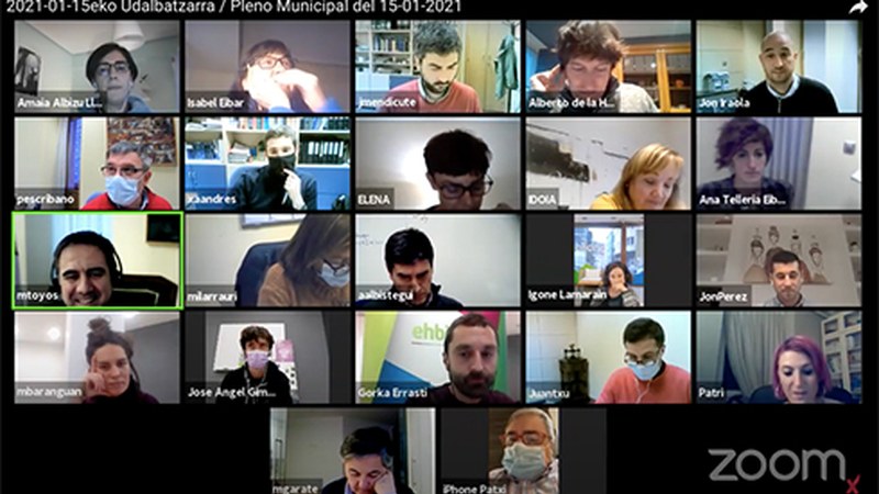 Zuzenean jarraitu ahal izango da gaur arratsaldean egingo den urtarrileko ohiko Osoko Bilkura