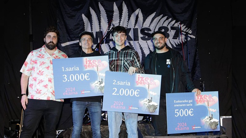 Zuzeneko musikaz gozatzeko aukera ederra egon da asteburuan Izengabeak musika lehiaketaren eskutik