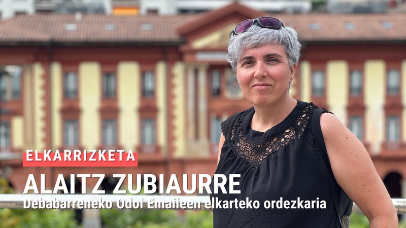 Alaitz Zubiaurre: "Inor bidean ez gelditzeko, beharrezkoa da odola ematea"