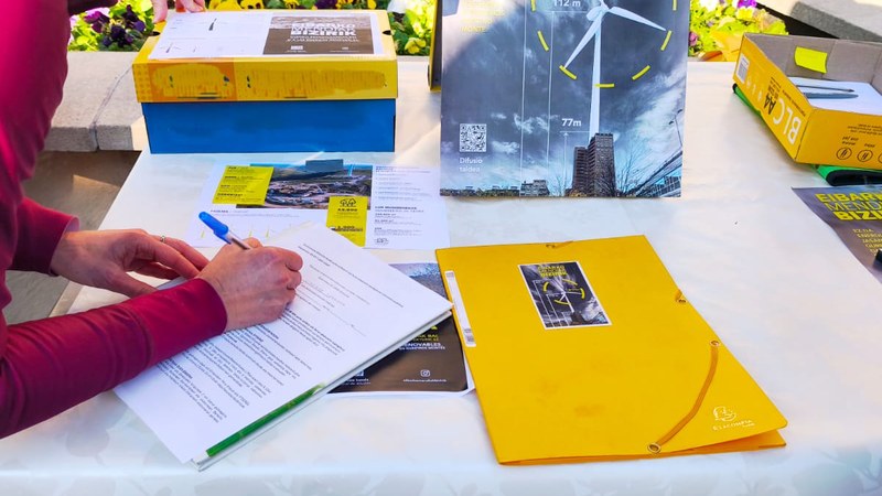 Basalgo parke eolikoaren inguruko herri alegazioek 3.000 atxikimendutik gora jaso dituzte
