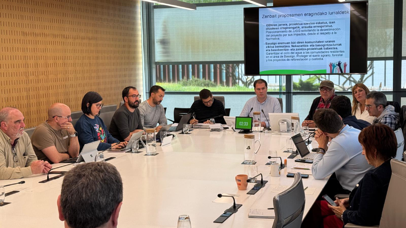 Basalgoko proiektu eolikoa Batzar Nagusietako osoko bilkurara iritsiko da ekainean