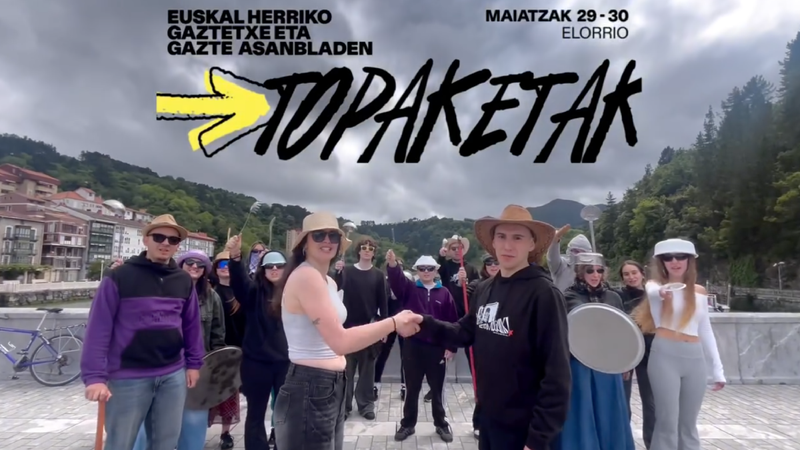 Debabarreneko gazte asanbladek umorezko bideoekin deitu dute Elorrioko topaketetara