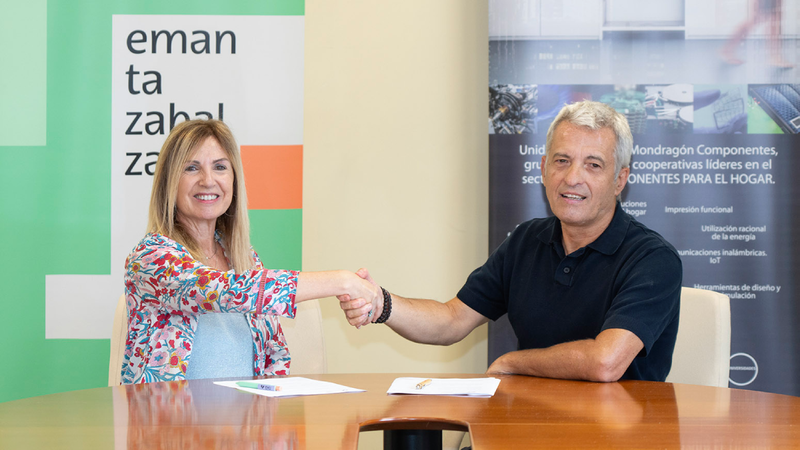EHUk eta Mondragon Componentesek hitzarmena sinatu dute trantsizio energetikoa eta talentuaren prestakuntza bultzatzeko