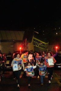 Eibarrek festa giroan hartu du Korrikaren lekukoa