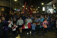 Eibarrek festa giroan hartu du Korrikaren lekukoa