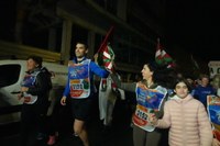 Eibarrek festa giroan hartu du Korrikaren lekukoa