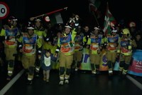 Eibarrek festa giroan hartu du Korrikaren lekukoa