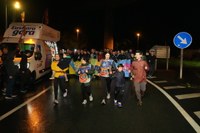 Eibarrek festa giroan hartu du Korrikaren lekukoa