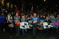 Eibarrek festa giroan hartu du Korrikaren lekukoa