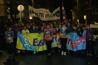 Eibarrek festa giroan hartu du Korrikaren lekukoa