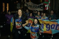 Eibarrek festa giroan hartu du Korrikaren lekukoa