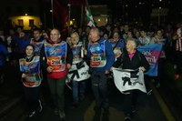 Eibarrek festa giroan hartu du Korrikaren lekukoa