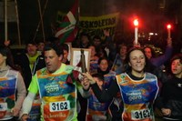 Eibarrek festa giroan hartu du Korrikaren lekukoa