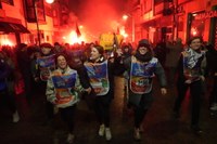 Eibarrek festa giroan hartu du Korrikaren lekukoa